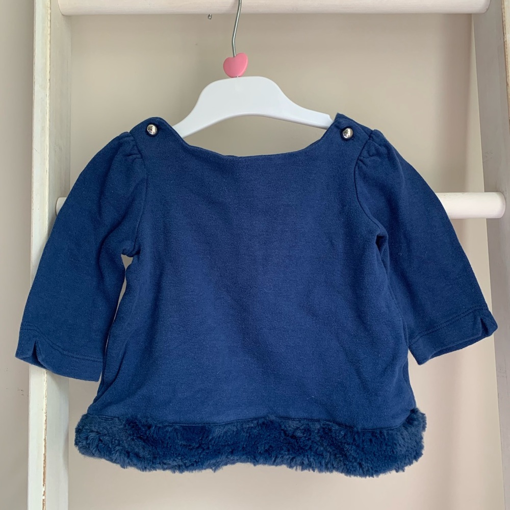 Janie and Jack Blue Top 18-24M